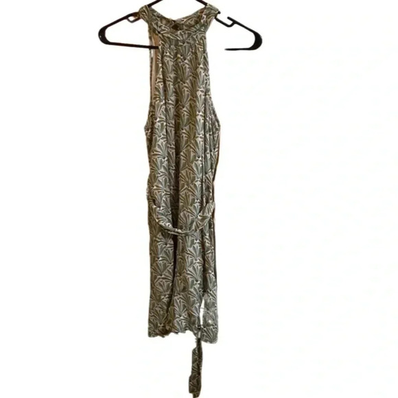 Anthropologie Maddie High Neck Belted Romper Size Small - Picture 5 of 9